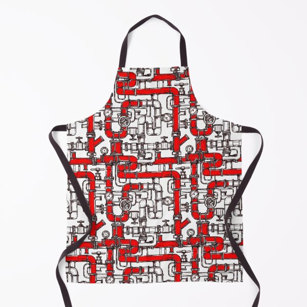 Item preview, Red & Red Pipe Pattern designed and sold by Art-by-Geoff.