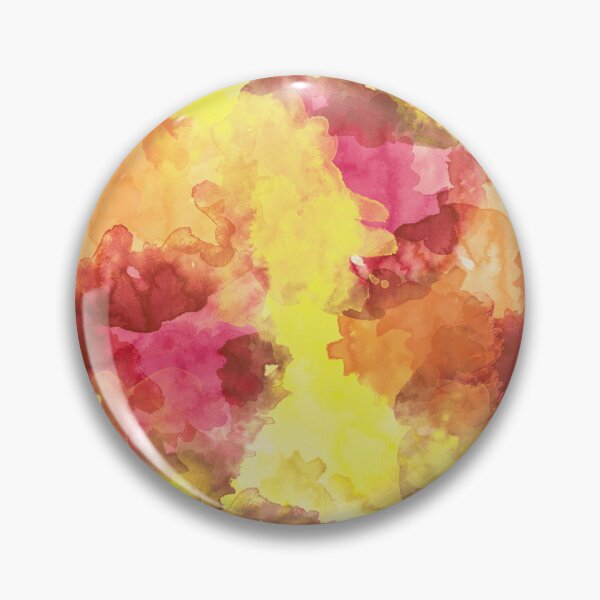 Item preview, Abstract Yellow Pink Orange Sponge Art Paint designed and sold by antevasinart.