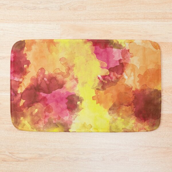 Item preview, Abstract Yellow Pink Orange Sponge Art Paint designed and sold by antevasinart.