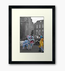 Master Taming Lion Framed Print