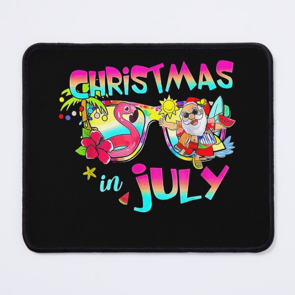 Item preview, Pink Flamingo Santa Hat Christmas In July Summer Vacation designed and sold by DieterShop.
