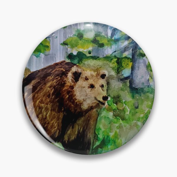 Item preview, Big Bear Original Watercolor Painting designed and sold by signaturelaurel.