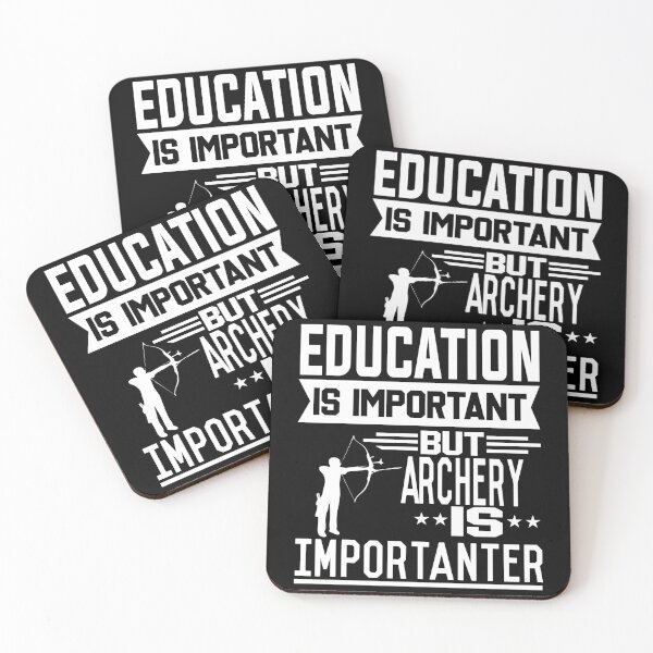 Item preview, Education is important but Archery is Importanter designed and sold by printhappy4you.