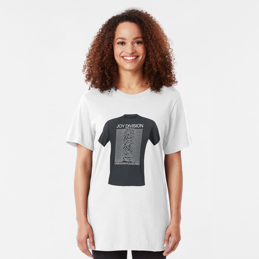 Unknown Pleasures T shirt Slim Fit T-Shirt
