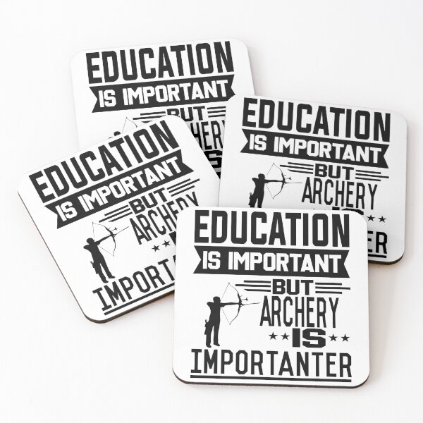 Item preview, Education is important but Archery is Importanter designed and sold by printhappy4you.