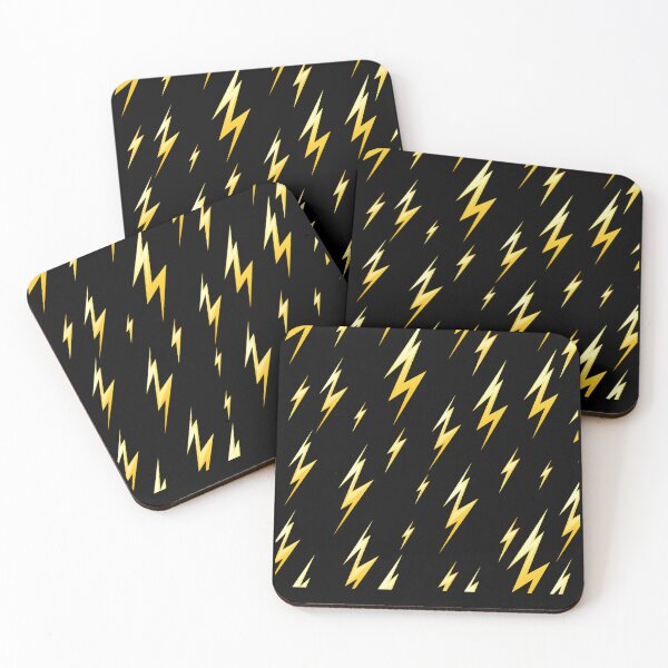 Item preview, Yellow lightning flash pattern designed and sold by Sam Artist.