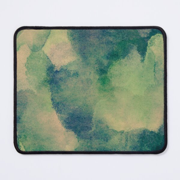 Item preview, Abstract Dark Green and Blue Sponge Art Paint designed and sold by antevasinart.