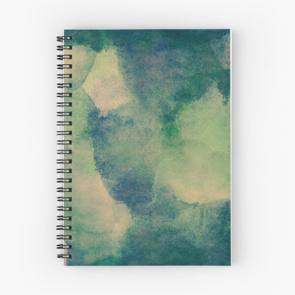 Item preview, Abstract Dark Green and Blue Sponge Art Paint designed and sold by antevasinart.