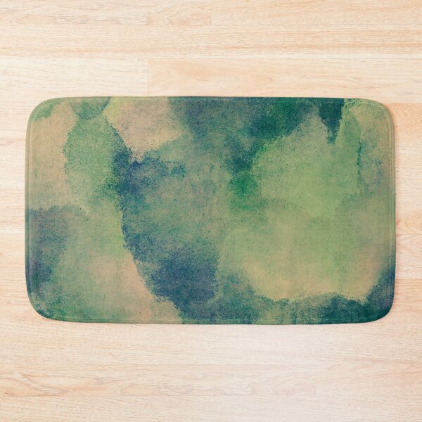 Item preview, Abstract Dark Green and Blue Sponge Art Paint designed and sold by antevasinart.