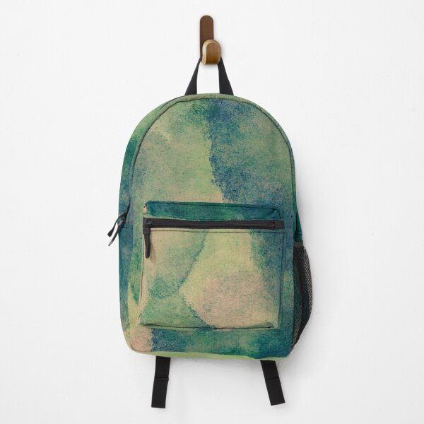 Item preview, Abstract Dark Green and Blue Sponge Art Paint designed and sold by antevasinart.
