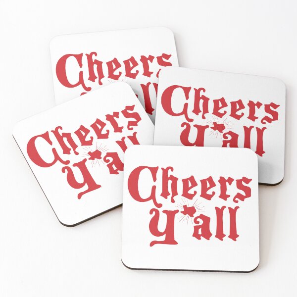 Item preview, Red Cheers Y'all designed and sold by Susan Says.