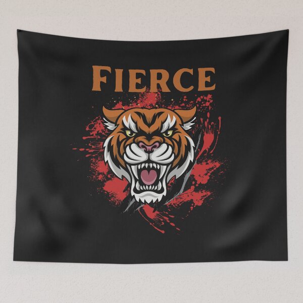 Item preview, Fierce Tiger Face designed and sold by HappyLifeCreate.