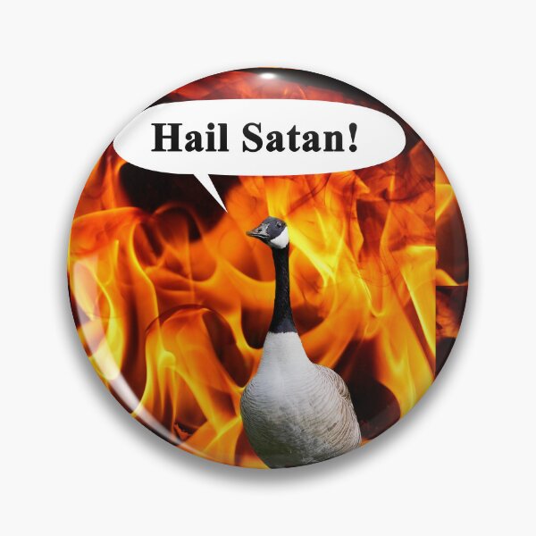 Item preview, Your goose is cooked, Hail Satan Goose designed and sold by SubtleSplit.