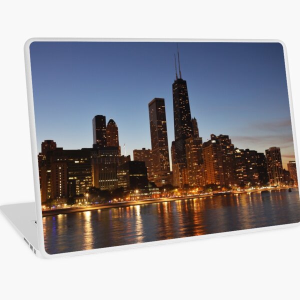 Item preview, Chicago Skyline at dusk designed and sold by mvpaskvan.