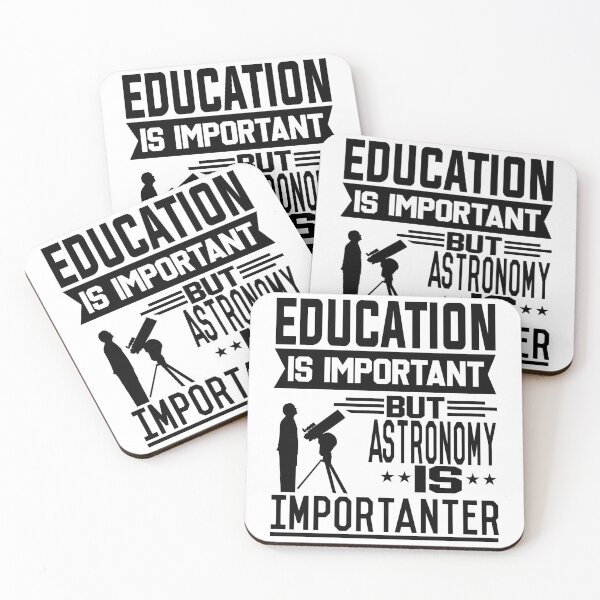 Item preview, Education is important but Astronomy is Importanter designed and sold by printhappy4you.