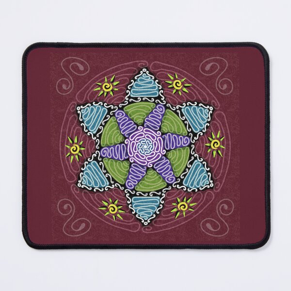 Item preview, Abstract Star Purple on Red designed and sold by KeithHix.