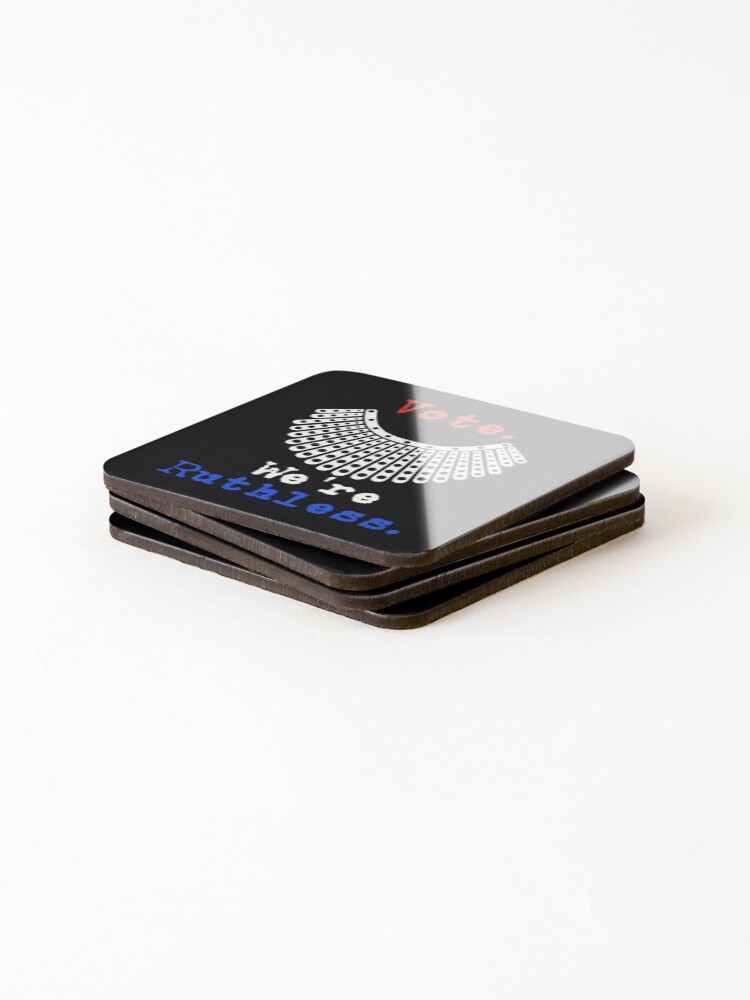 Thumbnail 4 of 5, Coasters (Set of 4), Vote We Are Ruthless designed and sold by IntegrityDesign.