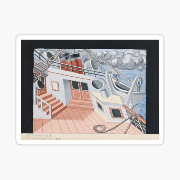 Aperçu de l'œuvre  Juan Gris Le Pont D'un Transat (1925) créée et vendue par TeeARTHY.