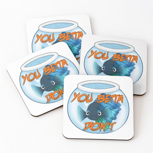 Item preview, You Betta Don't (blue ver.) designed and sold by Chantal Schroeder.