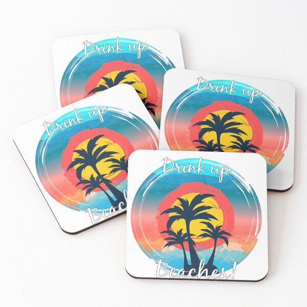 Item preview, Drink up beaches! designed and sold by hardscuffle.