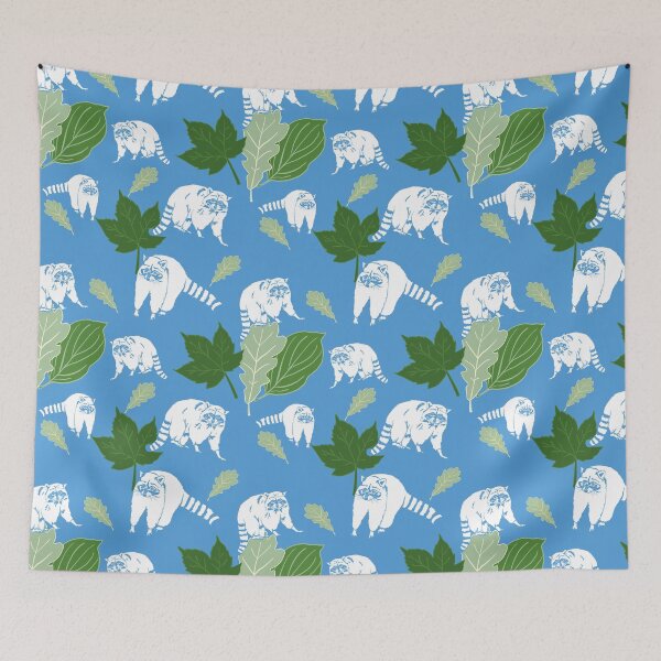 Item preview, Blue Raccoon on a woodland walk designed and sold by Superdoodledo.