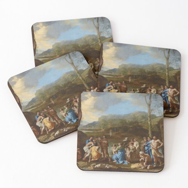 Item preview, Saint John Baptizing in the River Jordan | Nicolas Poussin | 1630 Renaissance Gospel Biblical Art designed and sold by CJET.