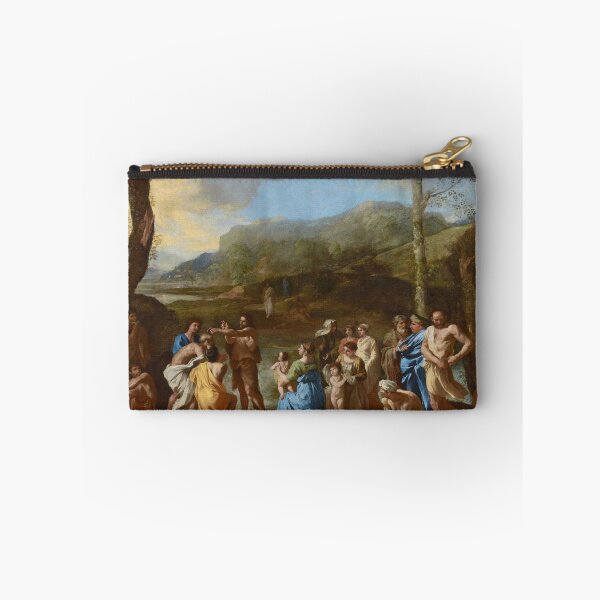 Item preview, Saint John Baptizing in the River Jordan | Nicolas Poussin | 1630 Renaissance Gospel Biblical Art designed and sold by CJET.