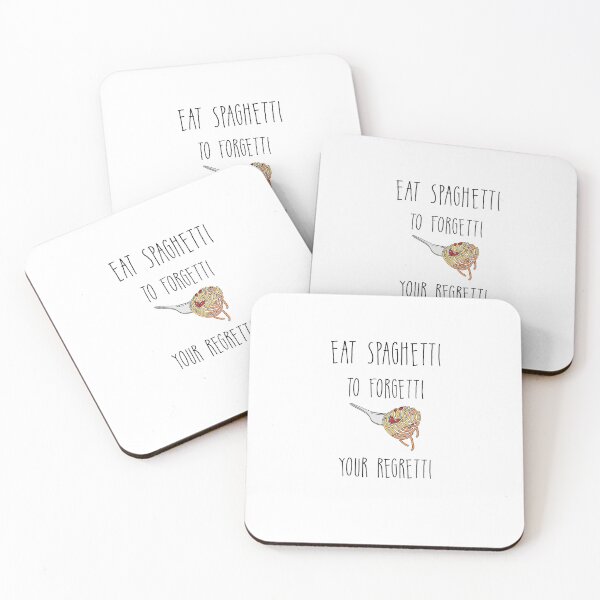 Item preview, Eat Spaghetti To Forgetti Your Regretti -  Italian Pasta lover designed and sold by Raiko-art.