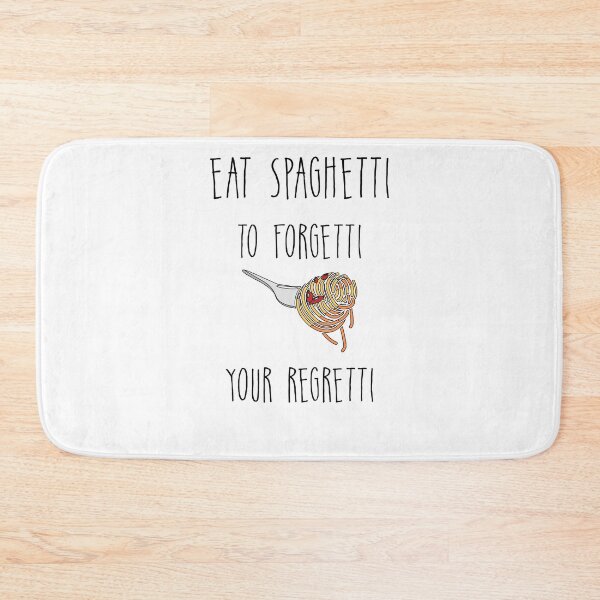 Item preview, Eat Spaghetti To Forgetti Your Regretti -  Italian Pasta lover designed and sold by Raiko-art.