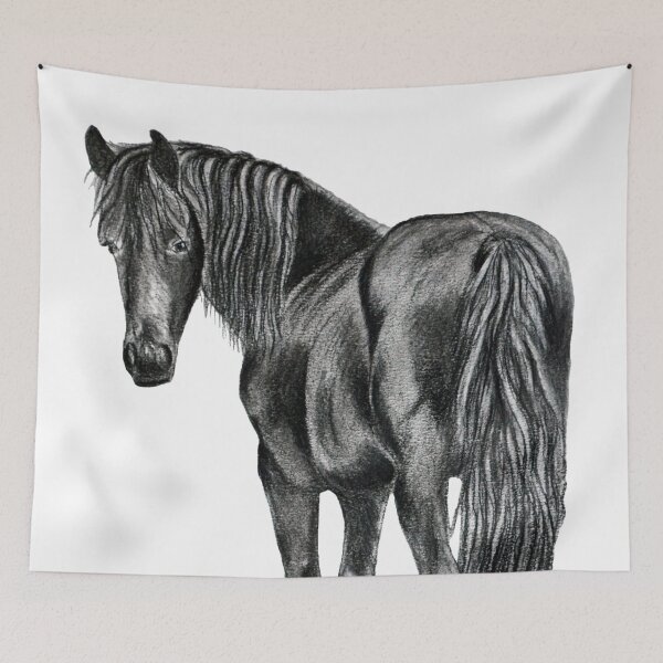 Item preview, Friesian horse designed and sold by SylvieG18.