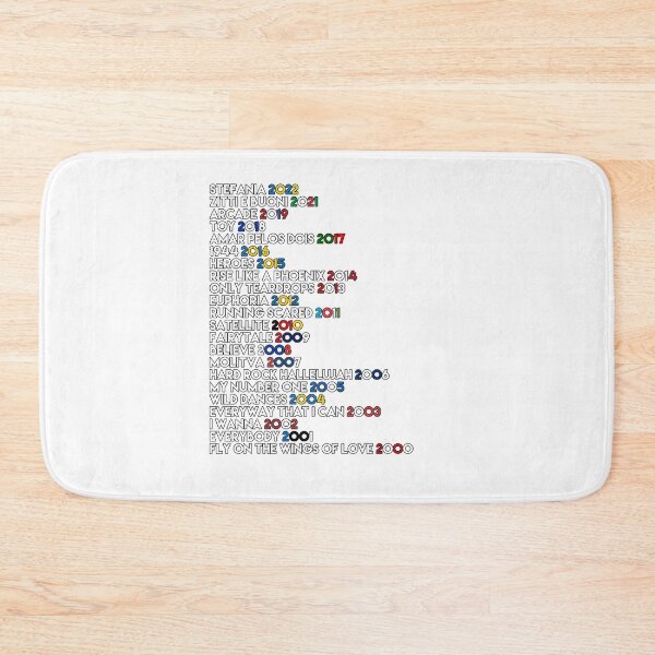 Item preview, Eurovision Song Contest Winners 2000 - 2022 UPDATED Maneskin, Kalush Orchestra designed and sold by missmarylin.