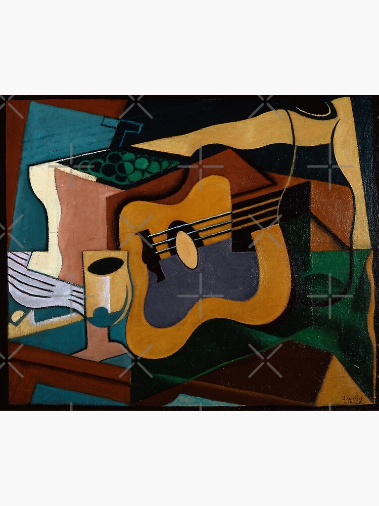 Juan Gris Still Life With Guitar Poster For Sale By Teearthy Redbubble