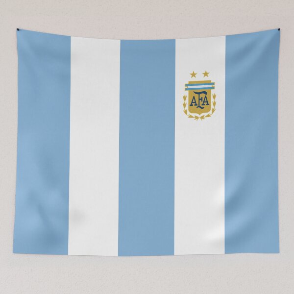 Item preview, Argentina Futbol Jersey Stripes with Crest designed and sold by infinitetango.