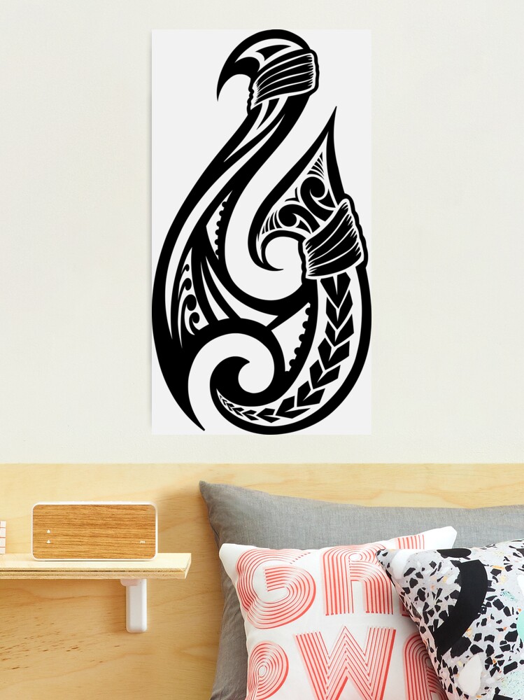 Hei matau traditional maori hook  Art Board Print for Sale by Kiwidom