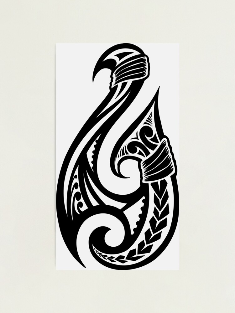 Tribal Fish Hook Metal Sign – Simply Royal Design