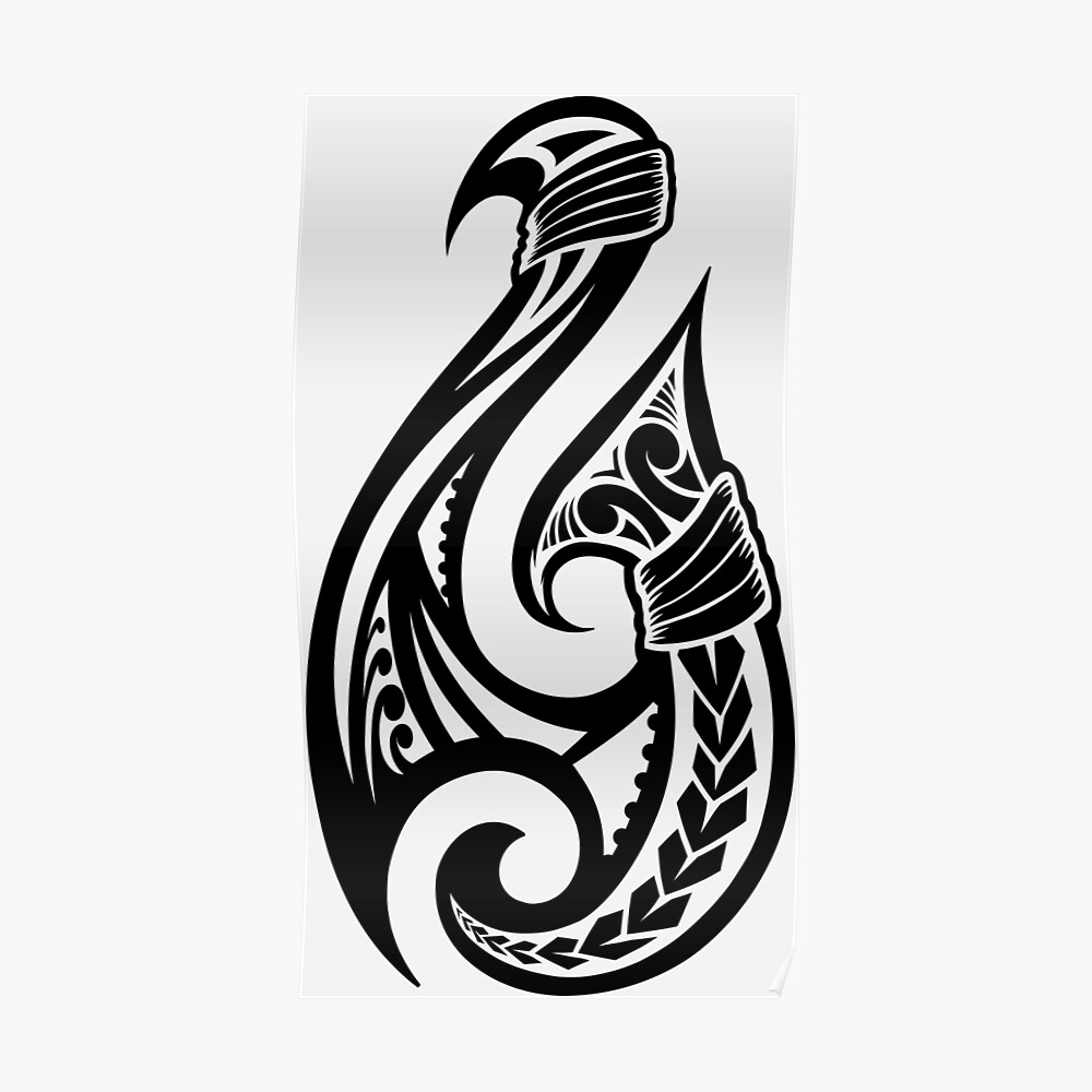 Tattoo uploaded by Dave Barton  Polynesian Fish hook  Tattoodo