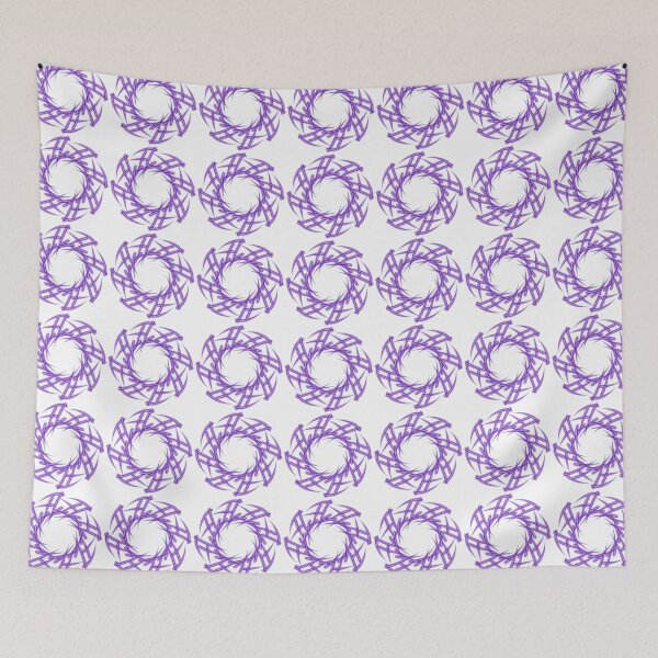 Item preview, Violet flower, mandala, abstract art designed and sold by Meo Design.