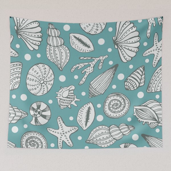 Item preview, Seashell Pattern Design, Shell Pattern Design designed and sold by antevasinart.