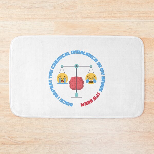 Item preview, Once i defeat the Chemical imbalance in my brain. ADHD, Bipolar a circle designed and sold by T-Look.