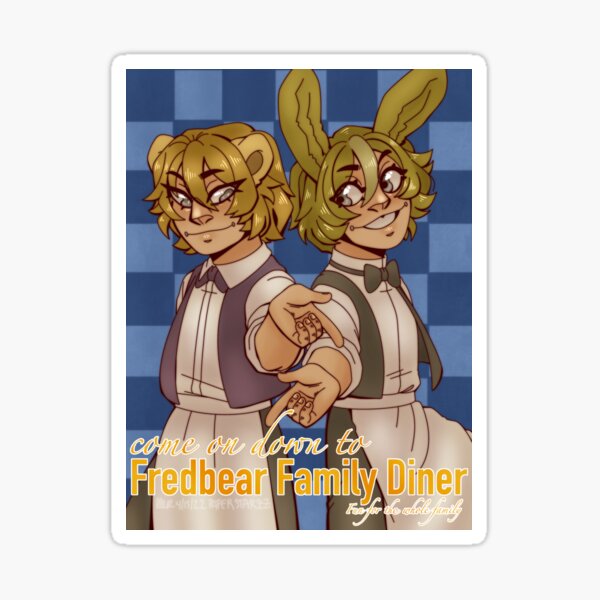 Fredbear's Family Diner (Vintage)  Sticker for Sale by Hush-Art