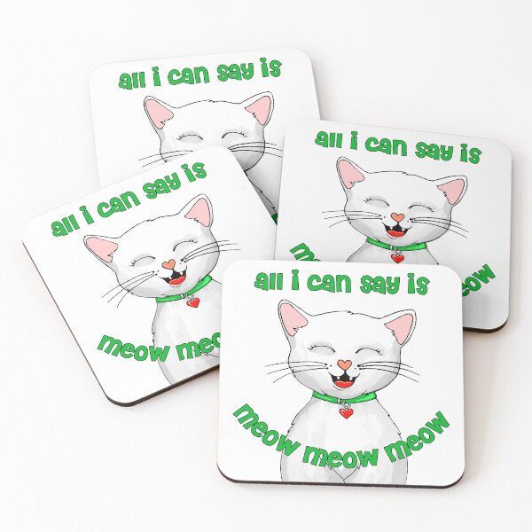 Item preview, Meow meow meow! designed and sold by Art by Veya.