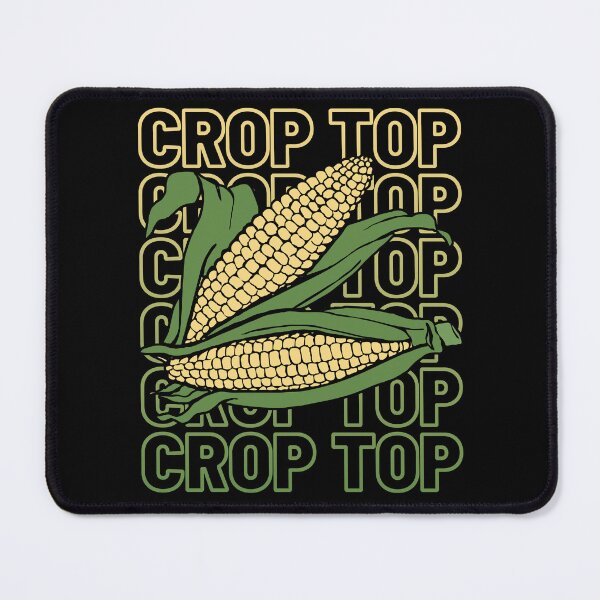 Item preview, this is my crop top corn pun black designed and sold by Chaos-Touch.