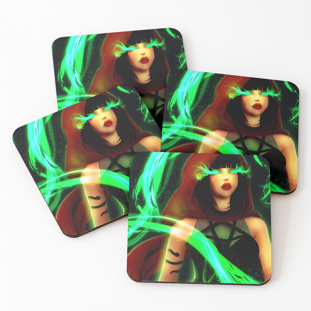 Item preview, Coasters (Set of 4) designed and sold by vulpinks.