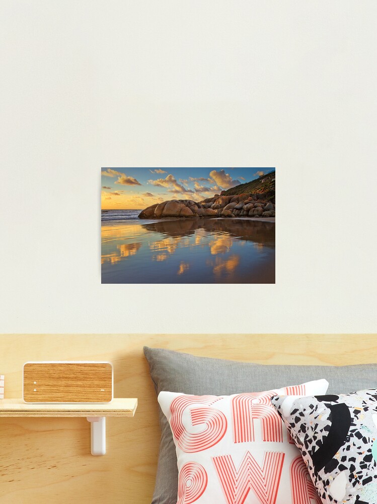 Thumbnail 2 of 3, Photographic Print, 0268 Whisky Bay reflection - Wilson Prom designed and sold by HansKawitzki.