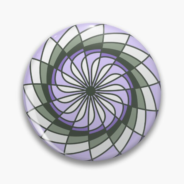 Item preview, Soft Lavender Spiral Mandala designed and sold by RedVioletShirts.