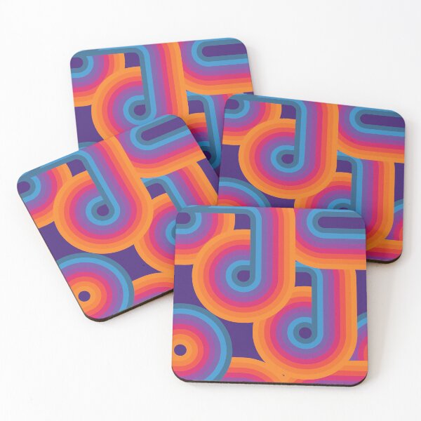 Item preview, Purple Gradient Retro Stripes designed and sold by zeljkica.