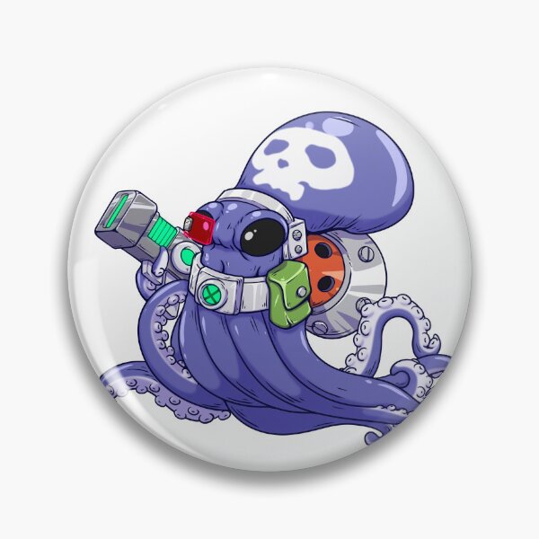 Item preview, Alien Octopus with Jetpack designed and sold by WaifuArtDHV.