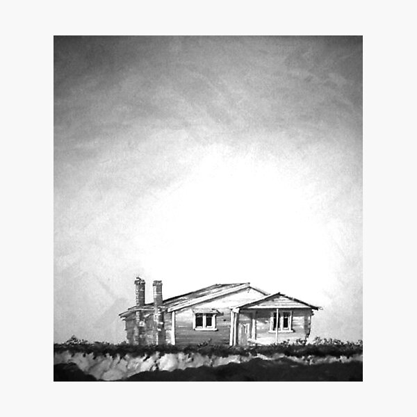 Item preview, House in oil designed and sold by Alleycatsgarden.