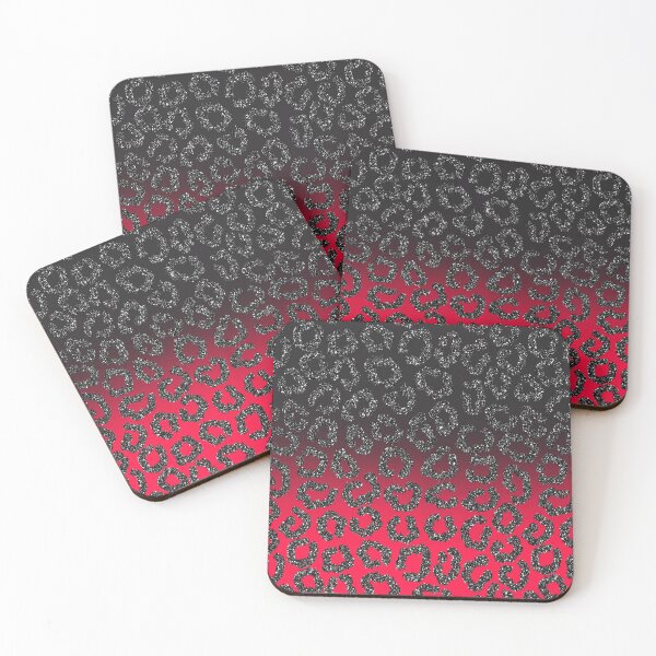 Item preview, Black to Red Ombre Leopard designed and sold by FGCART.