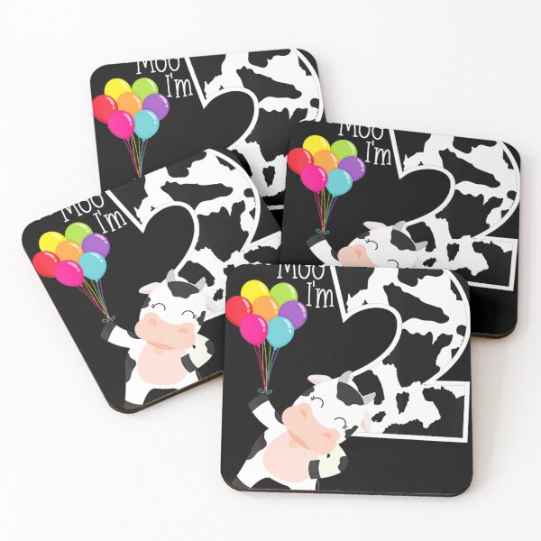 Item preview, Moo Moo I'm 2 Year Old 2nd Birthday Party Farm Cow Birthday  designed and sold by argyleclimese.